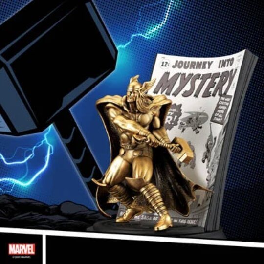 Gold Thor Journey Into Mystery #83 Limited Edition Figurine - Marvel Statue