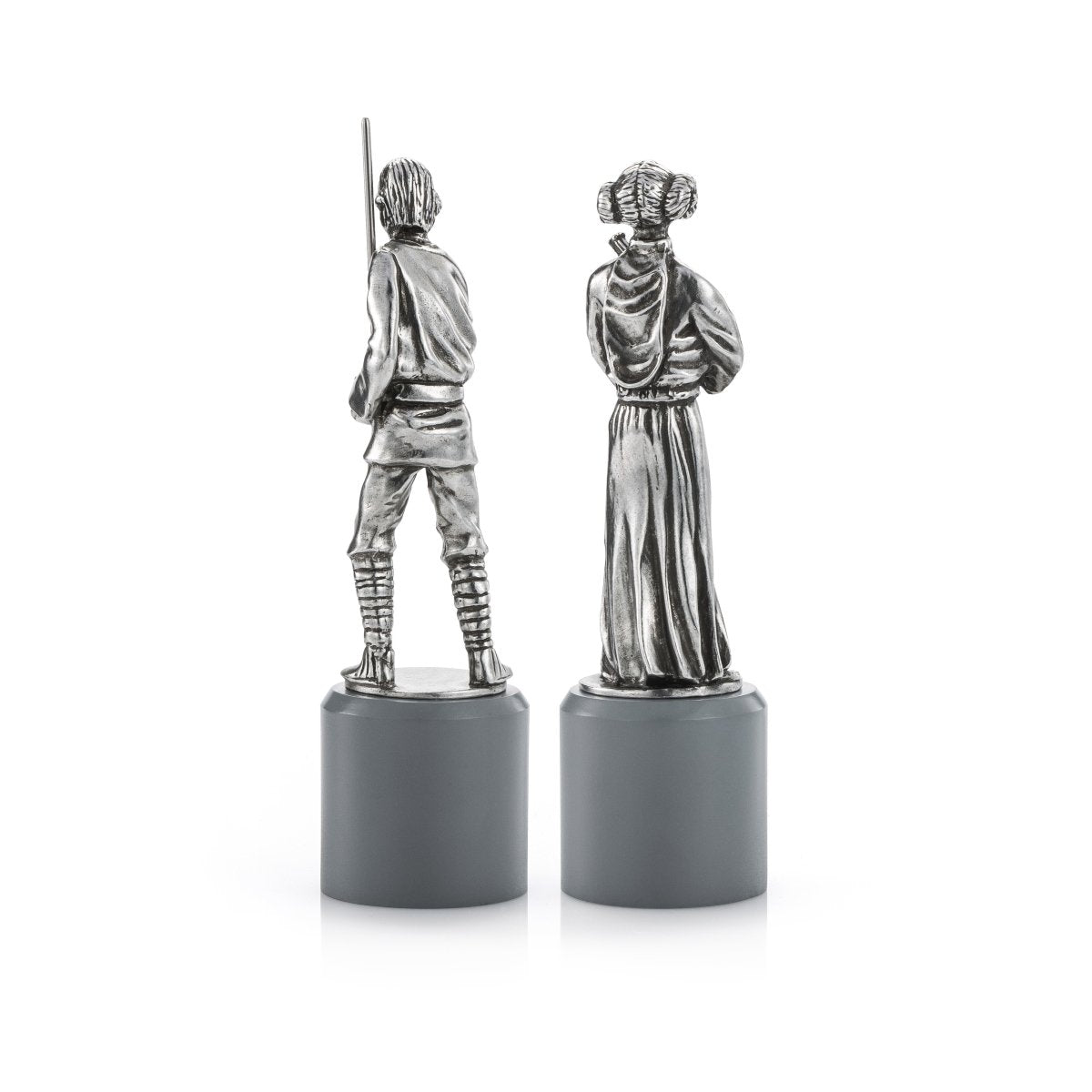 Star Wars Luke & Leia King & Queen Chess Piece Pair - Collectible Gift