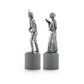 Star Wars Luke & Leia King & Queen Chess Piece Pair - Collectible Gift