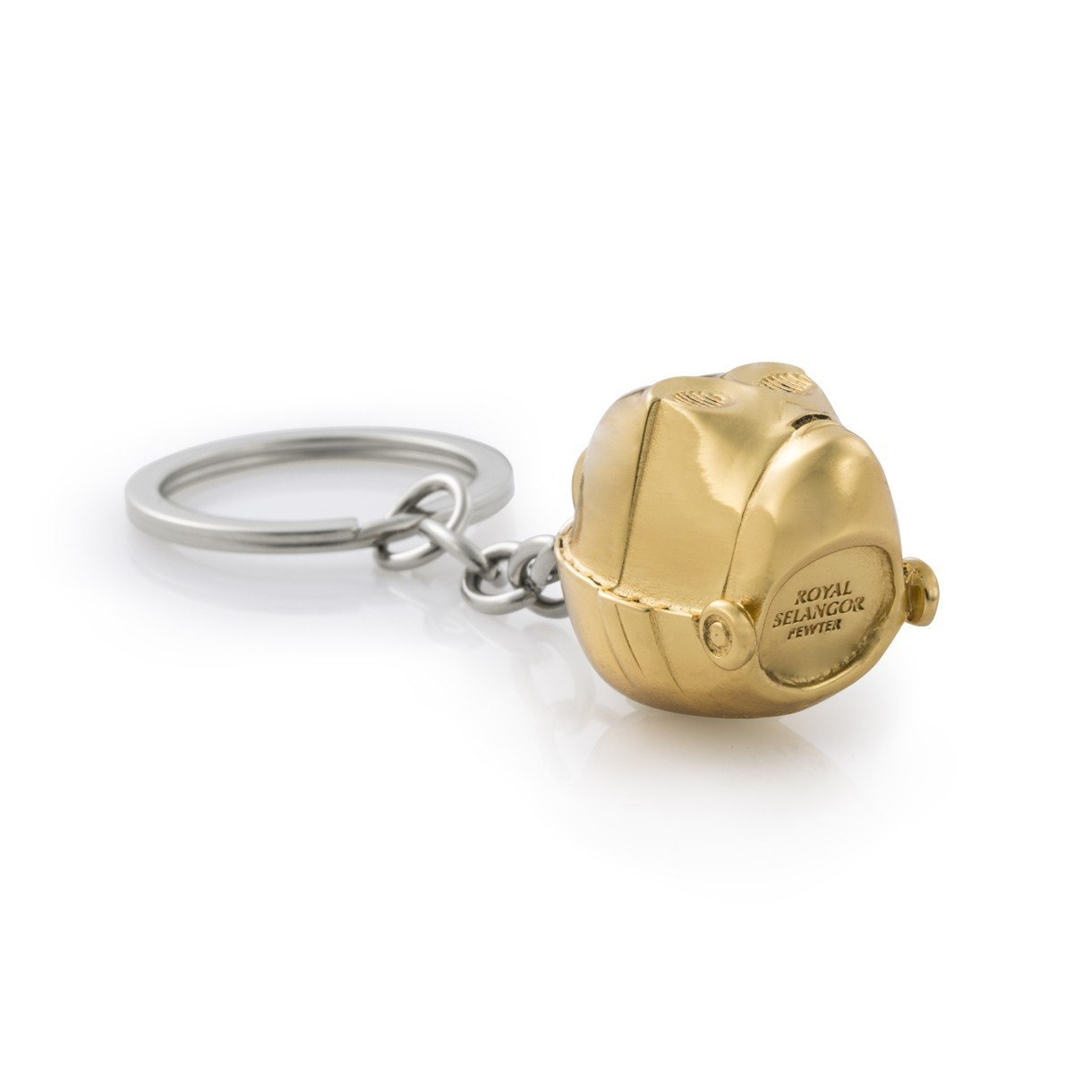 Star Wars C-3PO 24K Gold Gilt Keychain - Collectible Gift